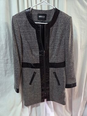 Metrostyle Women's Gray Tweed dress